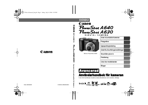 Bruksanvisning Canon PowerShot A630 Digitalkamera