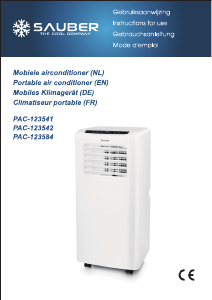 Bedienungsanleitung Sauber PAC-123541 Klimagerät