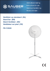 Manual Sauber FN-123626 Fan