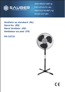 Mode d’emploi Sauber FN-125733 Ventilateur
