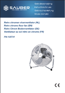 Bedienungsanleitung Sauber FN-125731 Ventilator