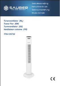 Mode d’emploi Sauber TFN-125730 Ventilateur