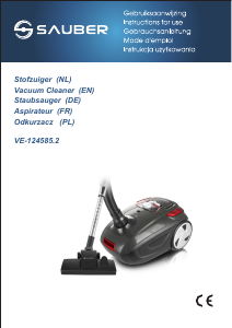 Manual Sauber VE-124585.2 Vacuum Cleaner