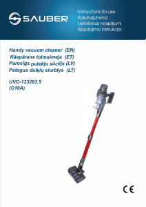 Manual Sauber UVC-123263.5 Vacuum Cleaner