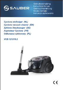 Manual Sauber VCE-121218.2 Vacuum Cleaner