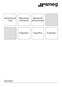 Manuale Smeg S4C092F Frigorifero-congelatore