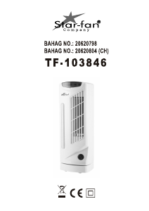 Használati útmutató Star-fan TF-103846 Ventilátor