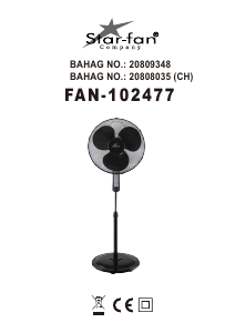 Vadovas Star-fan FAN-102477 Ventiliatorius