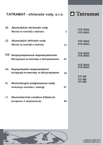 Vadovas Tatramat VTS 300/2 Katilas