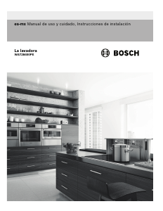 Manual de uso Bosch WAT28400PE Lavadora