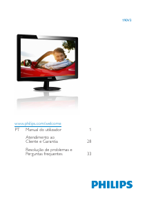 Manual Philips 190V3SB5 Monitor LCD