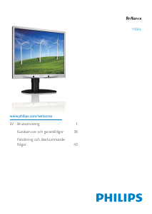 Bruksanvisning Philips 19B4LPCS LCD skärm