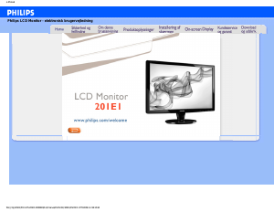 Brugsanvisning Philips 201E1 LCD-skærm