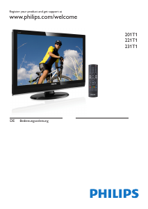Bedienungsanleitung Philips 201T1SB LCD monitor