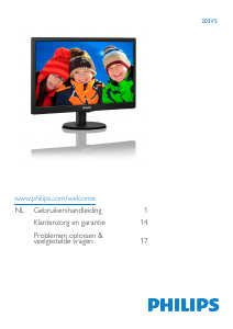 Handleiding Philips 203V5LSB2 LCD monitor