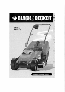 Mode d’emploi Black and Decker EMax32 Tondeuse à gazon