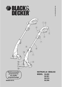 Instrukcja Black and Decker GL280 Podkaszarka do trawy