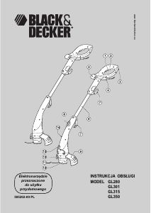 Instrukcja Black and Decker GL315 Podkaszarka do trawy