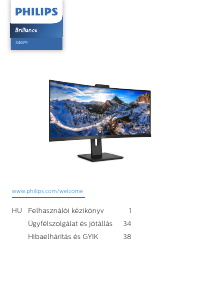 Használati útmutató Philips 221P3 Brilliance LCD-monitor