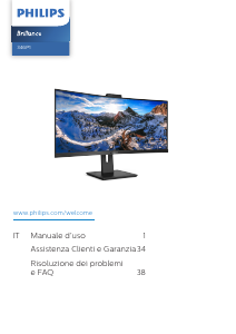 Manuale Philips 221P3 Brilliance Monitor LCD