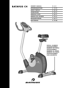 Bruksanvisning Batavus C4 Motionscykel