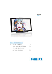 Mode d’emploi Philips 231C5TJKFU Moniteur LCD