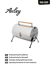 Bruksanvisning Axley 760-039 Utegrill