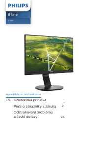 Manuál Philips 241B7QGJEB LCD monitor