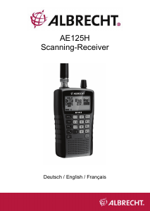 Mode d’emploi Albrecht AE 125 H Scanner radio