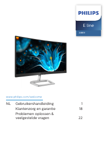 Handleiding Philips 248E9QHSB LCD monitor