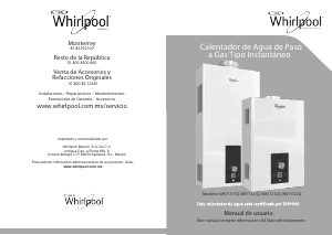 Manual de uso Whirlpool WK71312Q Calentador de agua