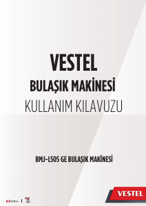 Kullanım kılavuzu Vestel BMJ-L505 GE Bulaşık makinesi