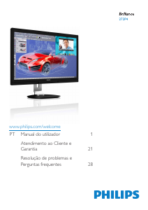 Manual Philips 272P4QPJKEB Monitor LCD