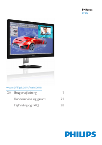 Brugsanvisning Philips 272P4QPJKEB LCD-skærm