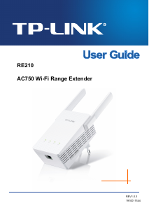 Handleiding TP-Link RE210 Range extender