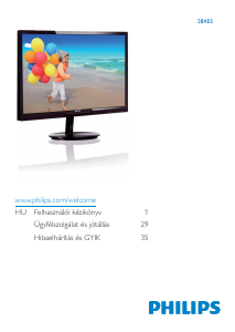 Használati útmutató Philips 284E5QHAD LCD-monitor