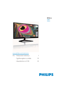 Használati útmutató Philips 298X4QJAB LCD-monitor