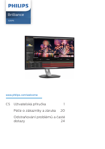 Manuál Philips 328P6AUBREB LCD monitor