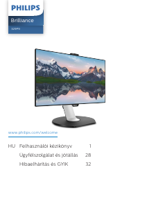 Használati útmutató Philips 329P9H LCD-monitor