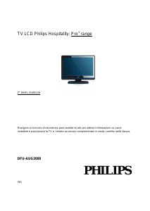 Manuale Philips 19HFL3340D LCD televisore