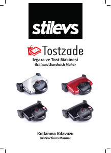 Kullanım kılavuzu Stilevs Tostzade Izgara tost makinesi