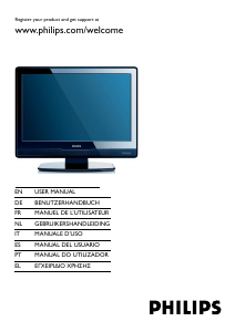 Manuale Philips 20PFL3403 LCD televisore
