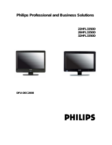 Manuale Philips 22HFL3350D LCD televisore