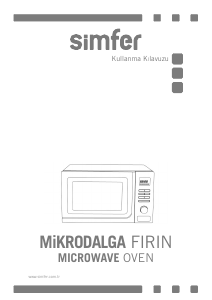 Manual Simfer MD 2704 Microwave