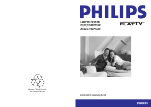 Kasutusjuhend Philips 26PF3321 LCD-teler