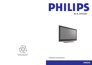 Kasutusjuhend Philips 26PFL5322 LCD-teler