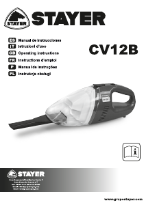 Manual de uso Stayer CV 12 B Aspirador de mano