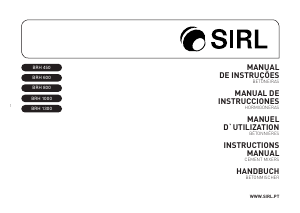 Manual SIRL BRH 450 Cement Mixer