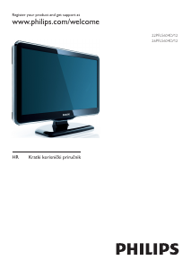 Priručnik Philips 26PFL5604D LCD televizor