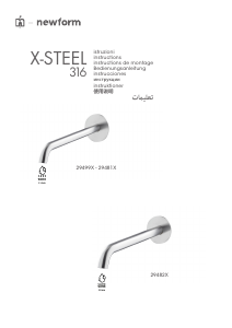 Руководство Newform 29499X X-Steel 316 Смеситель